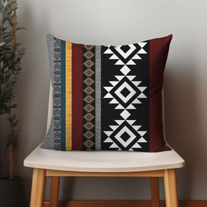 Desert Noir: Black Southwestern Pillow Cover - My Store