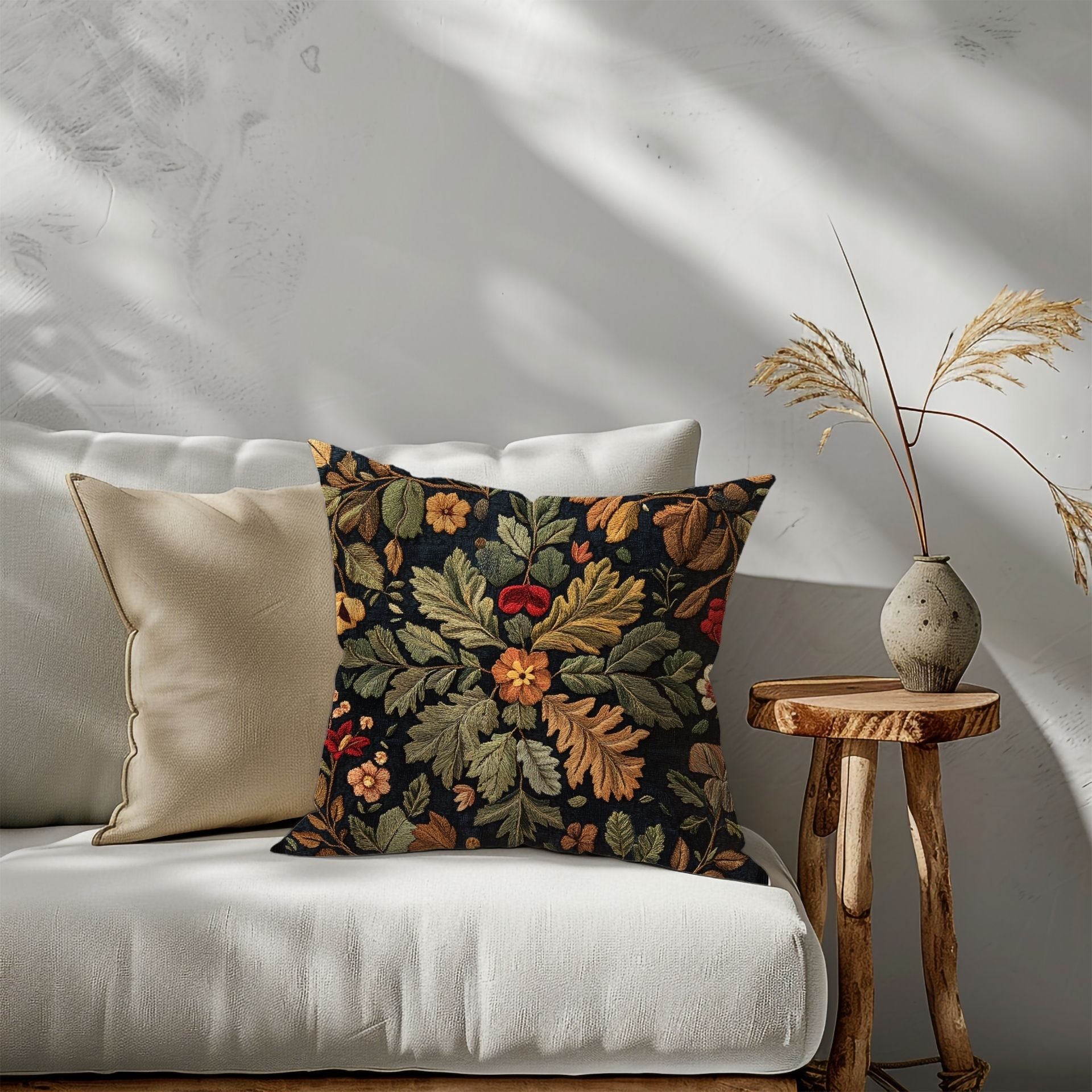 The Autumn Splendor: Pillow with Cozy Seasonal Design