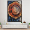 Tree Ring Framed Wall Art Canvas