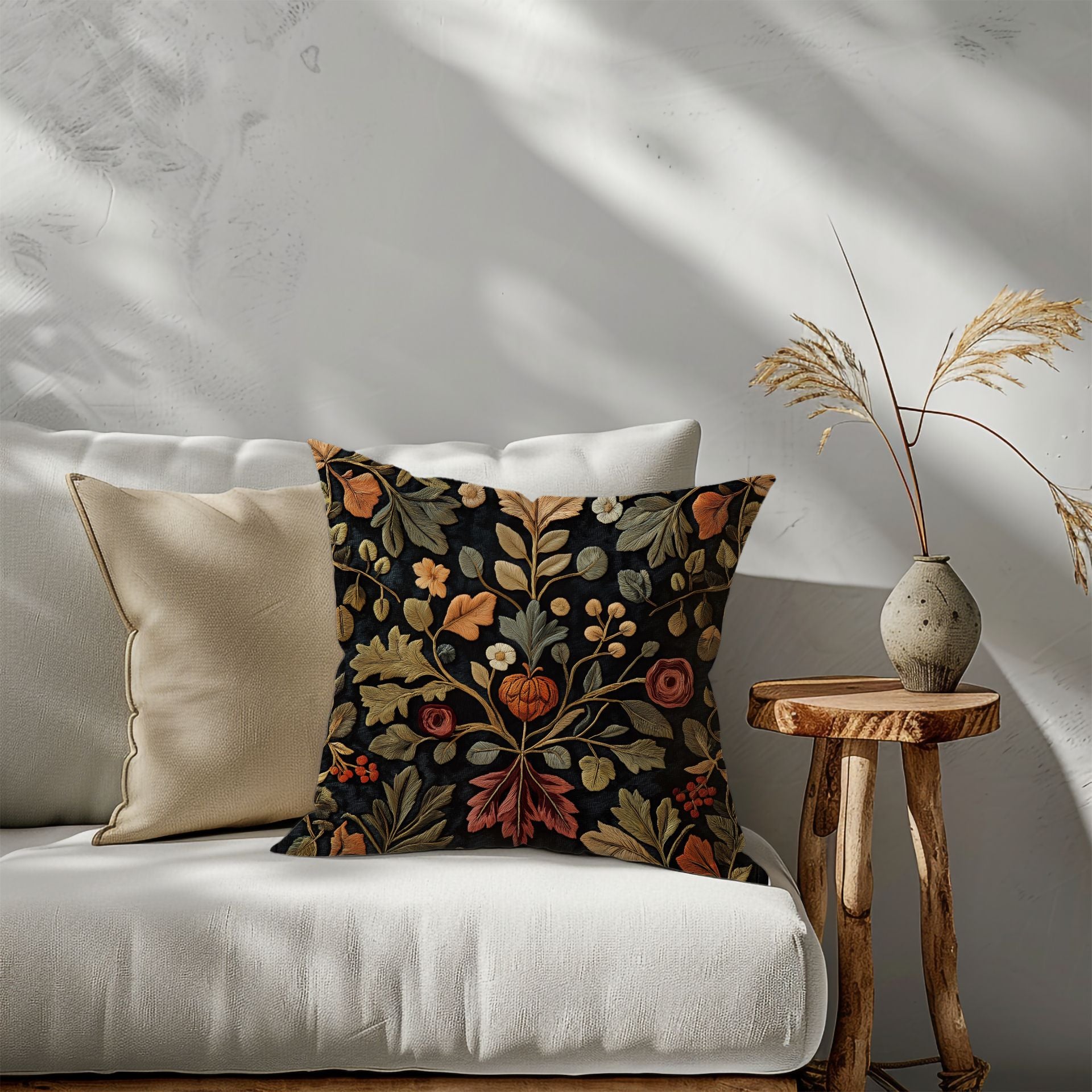 The Autumn Bloom: A Pillow for Cozy Fall Charm