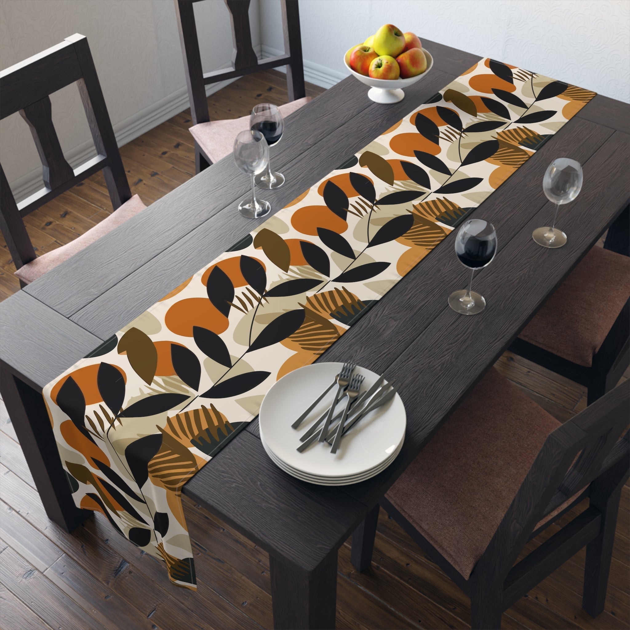 Leafy Harmony: The Earthy Table Runner - My Store