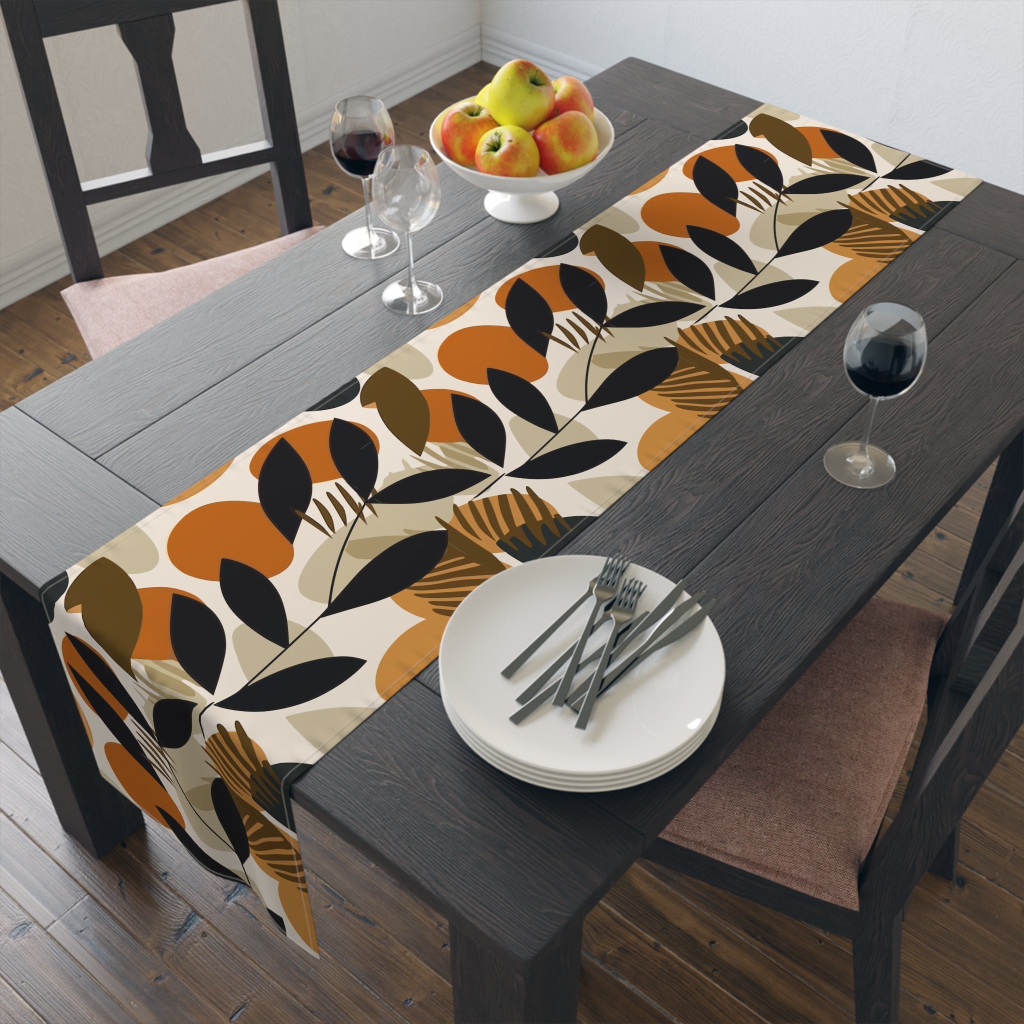 Leafy Harmony: The Earthy Table Runner - My Store