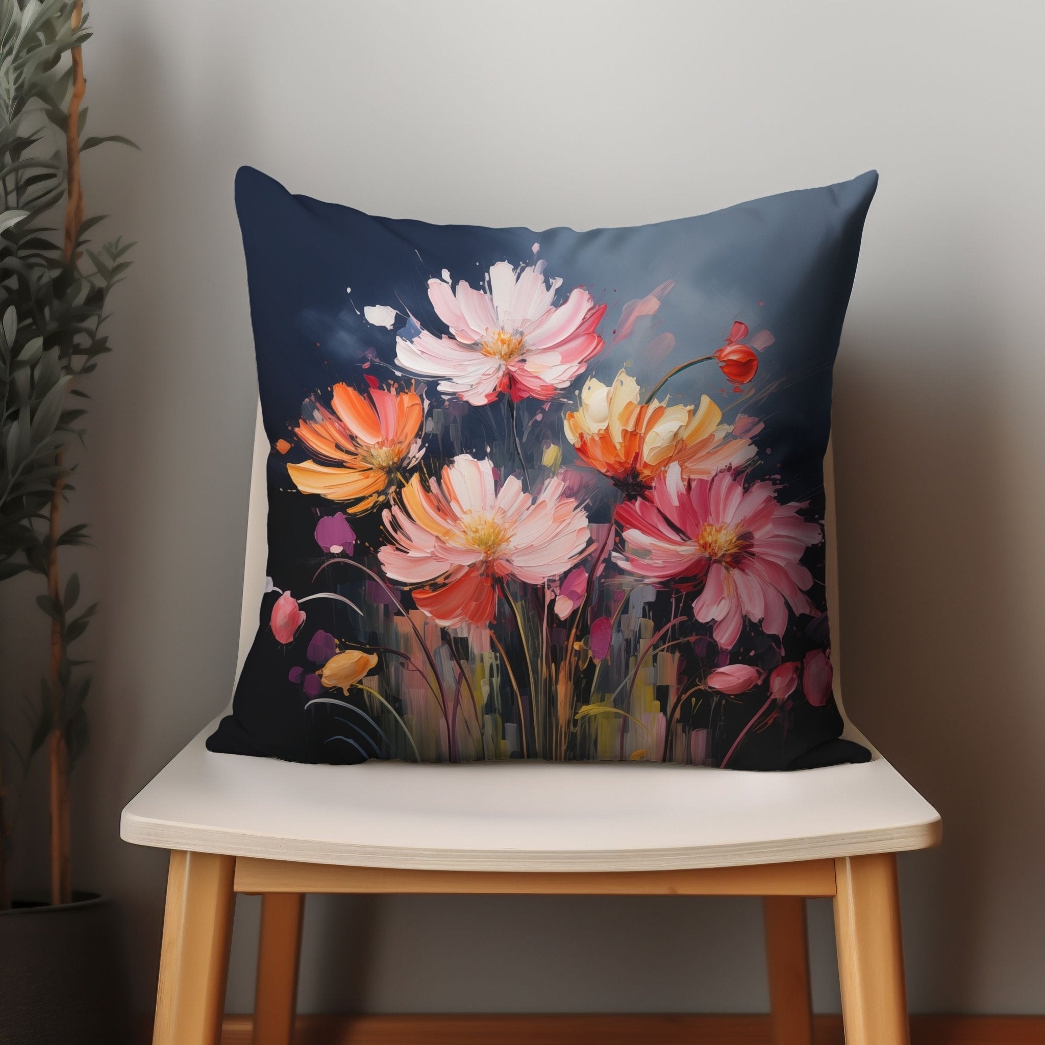Wildflower Fireworks: Vibrant Decorative Accent Pillow & Covers - My Store