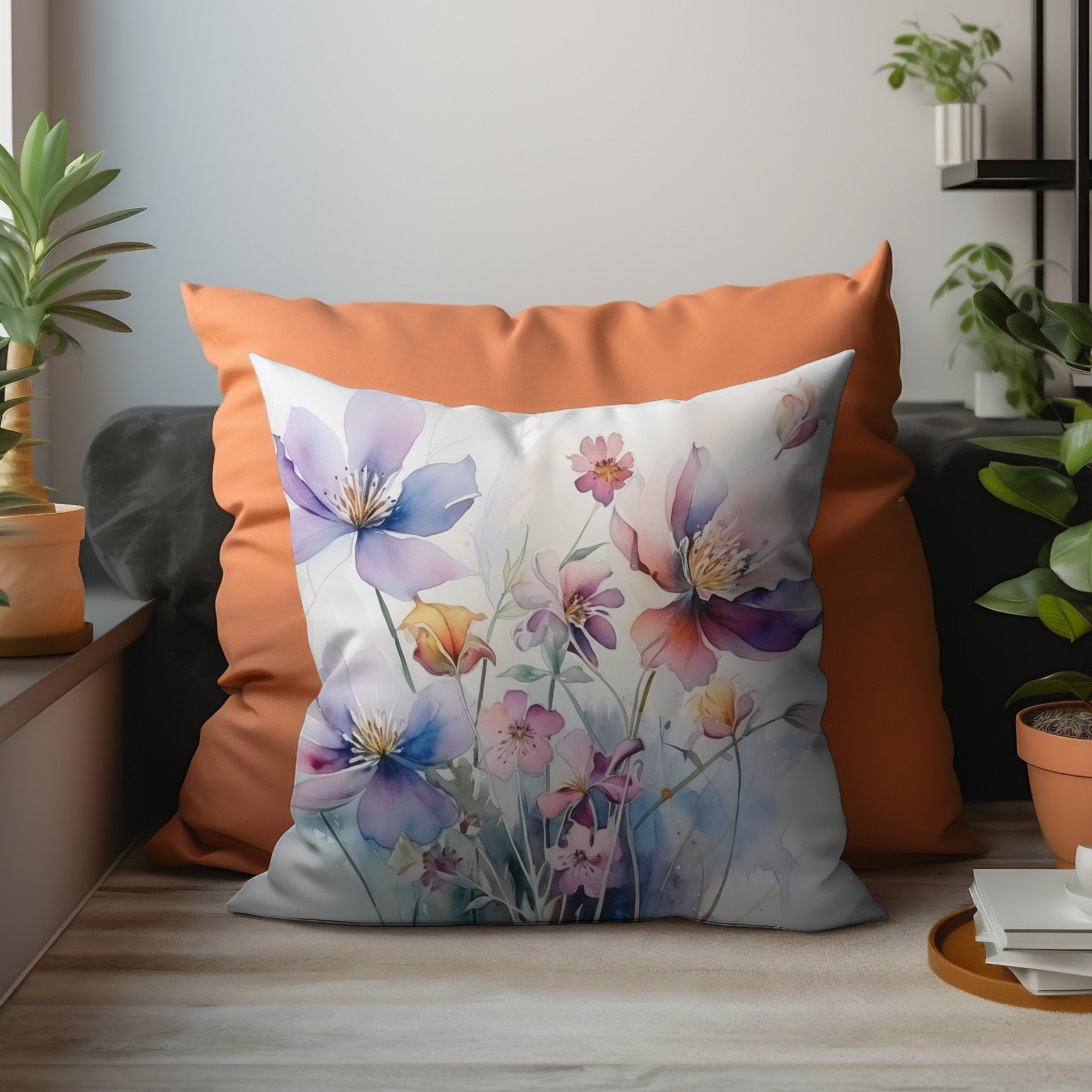 Wildflower Whimsy: Enchanting Throw Pillow & Covers - My Store